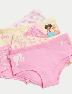 5pk Cotton Rich Barbie™ Shorts (5-16 Yrs)