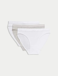 3pk Cotton with Stretch Knickers (6-16 Yrs)