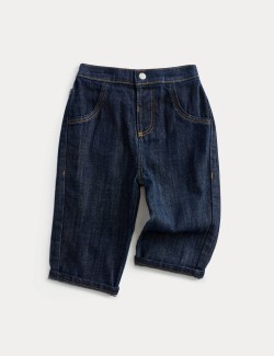 Cotton Rich Elasticated Waist Jeans (0-3 Yrs)