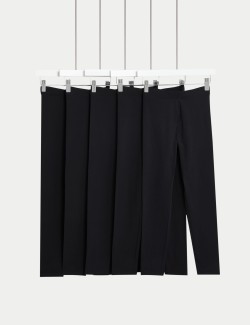 5pk Cotton Rich Leggings (6-16 Yrs)