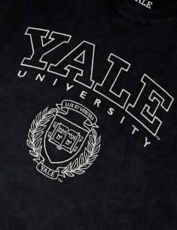 Tričko z čisté bavlny s nápisem „Yale University“ (6–16 let)