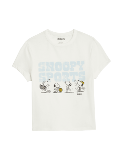 Tričko z čisté bavlny s motivem Snoopy™ (6–16 let)