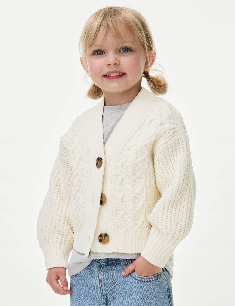 Chunky Knit Cardigan (2-8 Yrs)