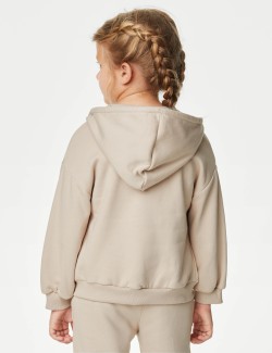 Cotton Rich Plain Hoodie (2-8 Yrs)