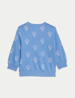 Cotton Rich Printed Sweatshirt (2-8 Yrs)