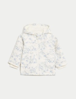 Safari Print Hooded Fisherman Coat (0-3 Yrs)