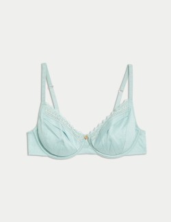 Delphine Wired Full Cup Bra With Cotton (A-E)