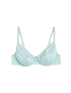 Delphine Wired Full Cup Bra With Cotton (A-E)