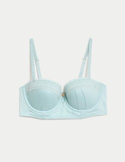 Delphine Wired Balcony Bra With Cotton (A-E)