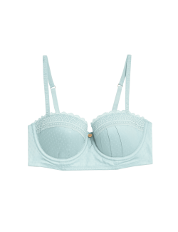 Delphine Wired Balcony Bra With Cotton (A-E)