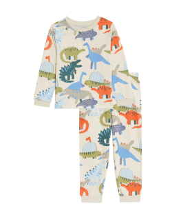 Pure Cotton Dinosaur Pyjamas  (1-8 Yrs)