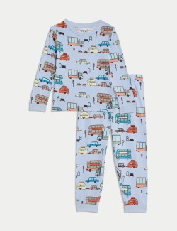 Pure Cotton Transport Pyjamas (1-8 Yrs)