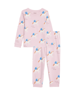 Pure Cotton Unicorn Pyjamas (1-8 Yrs)