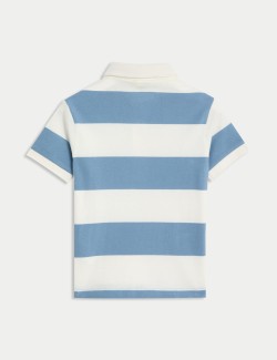 Pure Cotton Striped Polo Shirt (2-8 Yrs)