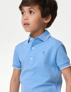 Pure Cotton Polo Shirt (2-8 Yrs)