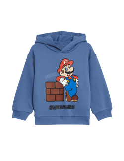 Cotton Rich Super Mario™ Hoodie (2-8 Yrs)