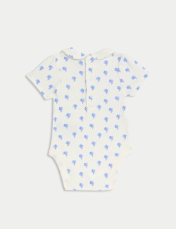 2pk Cotton Rich Bodysuits (6½lbs-3 Years)