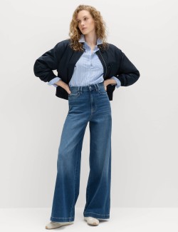High Waisted Wide Leg Jeans