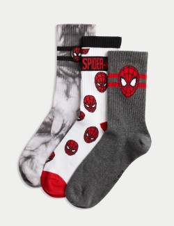 Ponožky s motivem Spider-Man™, 3 páry (6 malé – 7 velké)