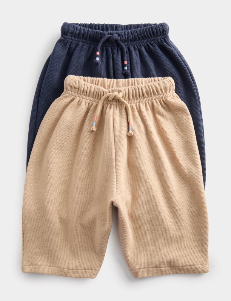 2 Pack Cotton Rich Joggers (0-5 Yrs)