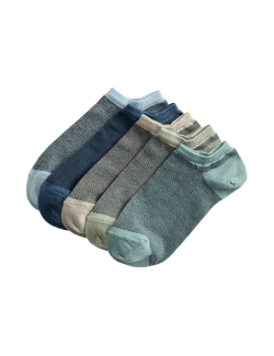 Sportovní ponožky Trainer Liners™ s technologií Cool & Fresh™ a vysokým podílem bavlny, sada 5 párů