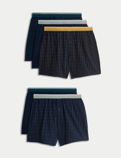 5pk Pure Cotton Cool & Fresh™ Jersey Boxers