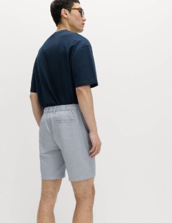 Šortky chino s částečně elastickým pasem