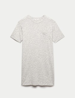 Cotton Modal Printed Minishirt