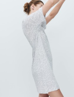 Cotton Modal Printed Minishirt