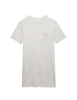 Cotton Modal Printed Minishirt