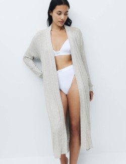 Modal Rich Ribbed Long Wrap