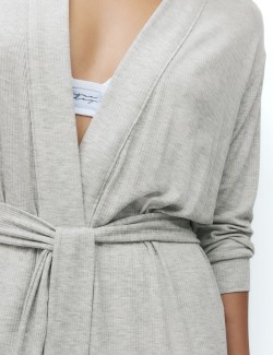 Modal Rich Ribbed Long Wrap