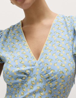 Printed Mini Tea Dress