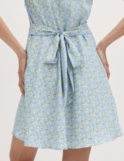 Printed Mini Tea Dress