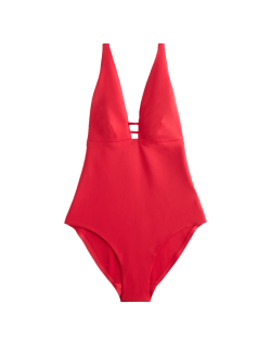 Dekoltové plavky s hlubokým výstřihem