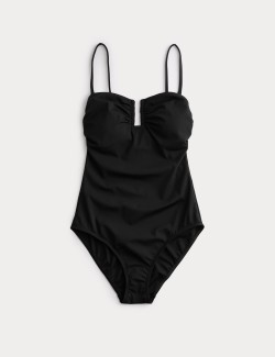 Vyztužené plavky s výstřihem do U