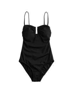 Vyztužené plavky s výstřihem do U