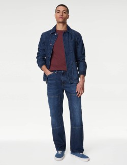 Tričko ke krku z čisté bavlny