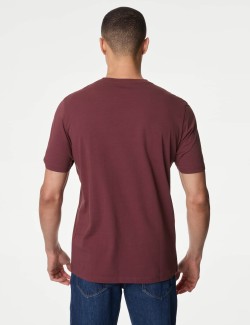 Tričko ke krku z čisté bavlny