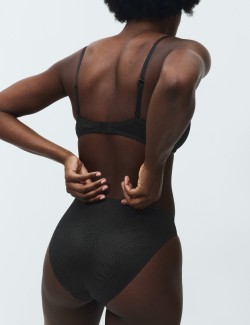 2 Pack Body Lace High Leg Knickers