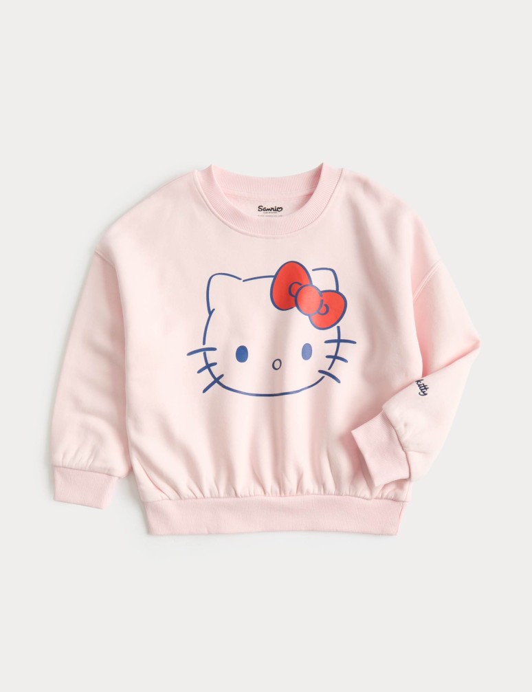 Cotton Rich Hello Kitty™ Sweatshirt (2-8 Yrs)