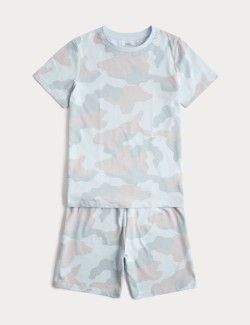 Kids' Camouflage Patterned Short Pyjamas (1-16 Yrs)