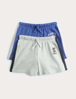 2 Pack Cotton Rich Pyjama Shorts (1-16 Yrs)