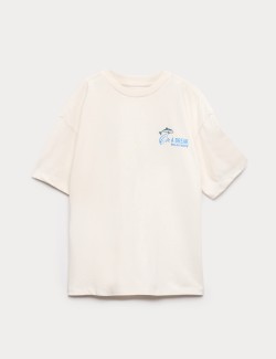 Pure Cotton Graphic T-Shirt (6-16 Yrs)