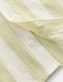 Cotton Rich Striped Seerscucker Shirt (2-8 Yrs)