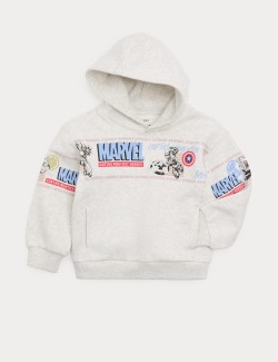Mikina Marvel™ s kapucí a vysokým podílem bavlny (2–8 let)