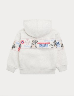 Mikina Marvel™ s kapucí a vysokým podílem bavlny (2–8 let)