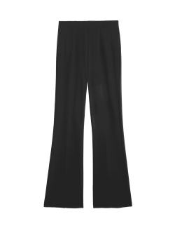 Jersey Elasticated Waist Flared Trousers