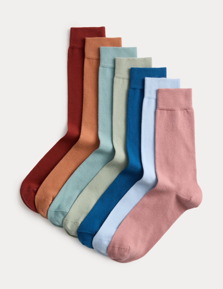 7 Pack Cool & Fresh™ Cotton Rich Socks