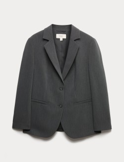 Relaxed Tailored Single-Breasted Blazer